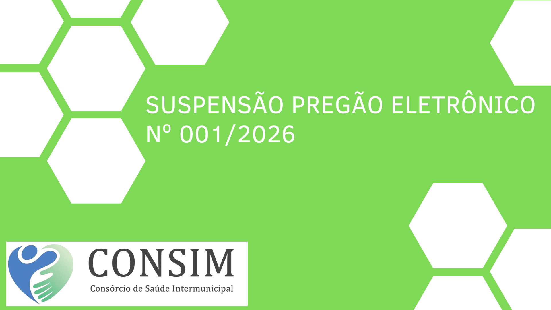 SUSPENSÃO E RETOMADA DE PREGÃO ELETRÔNICA